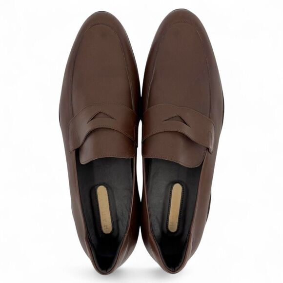 Harrys of London Men\'s Leather Penny Loafer Brown EU47 US13 main image 6